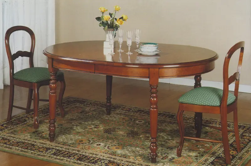 Ovale tafel voor twee personen