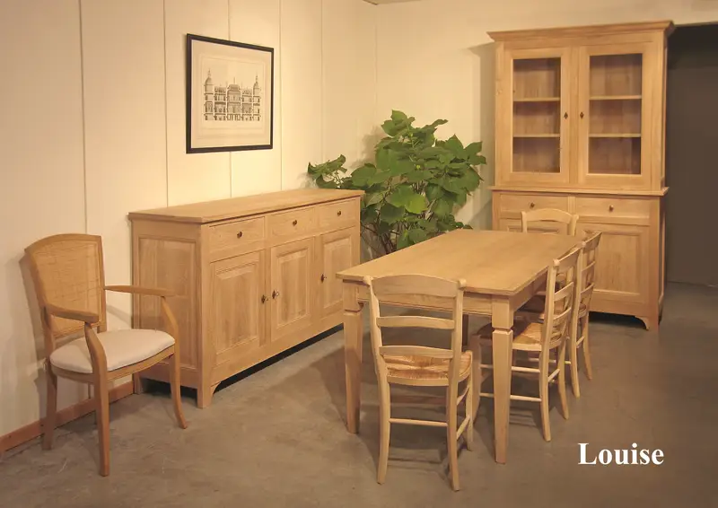 Eettafel in massief hout